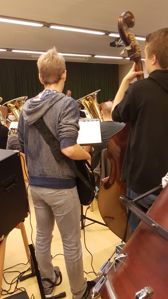 Die Tomburg Winds beim Probenwochenende in Kyllburg 2017